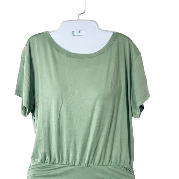 New L*SPACE Balboa Bodycon Mini dress Mint Green Stretchy Jersey Knit Sz M - Picture 4 of 14